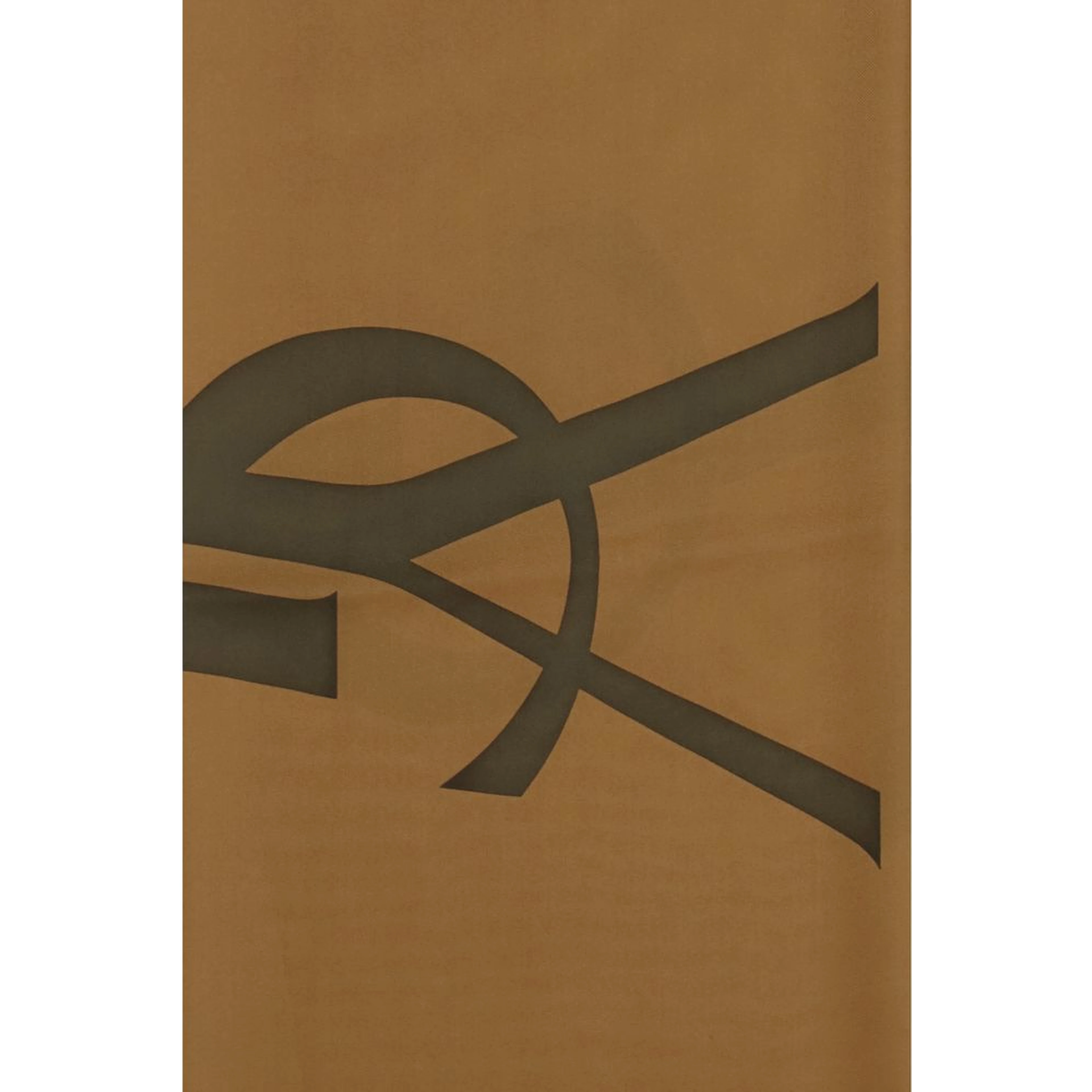 Brown Silk Scarf