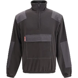 Black Polyester Sweatshirt