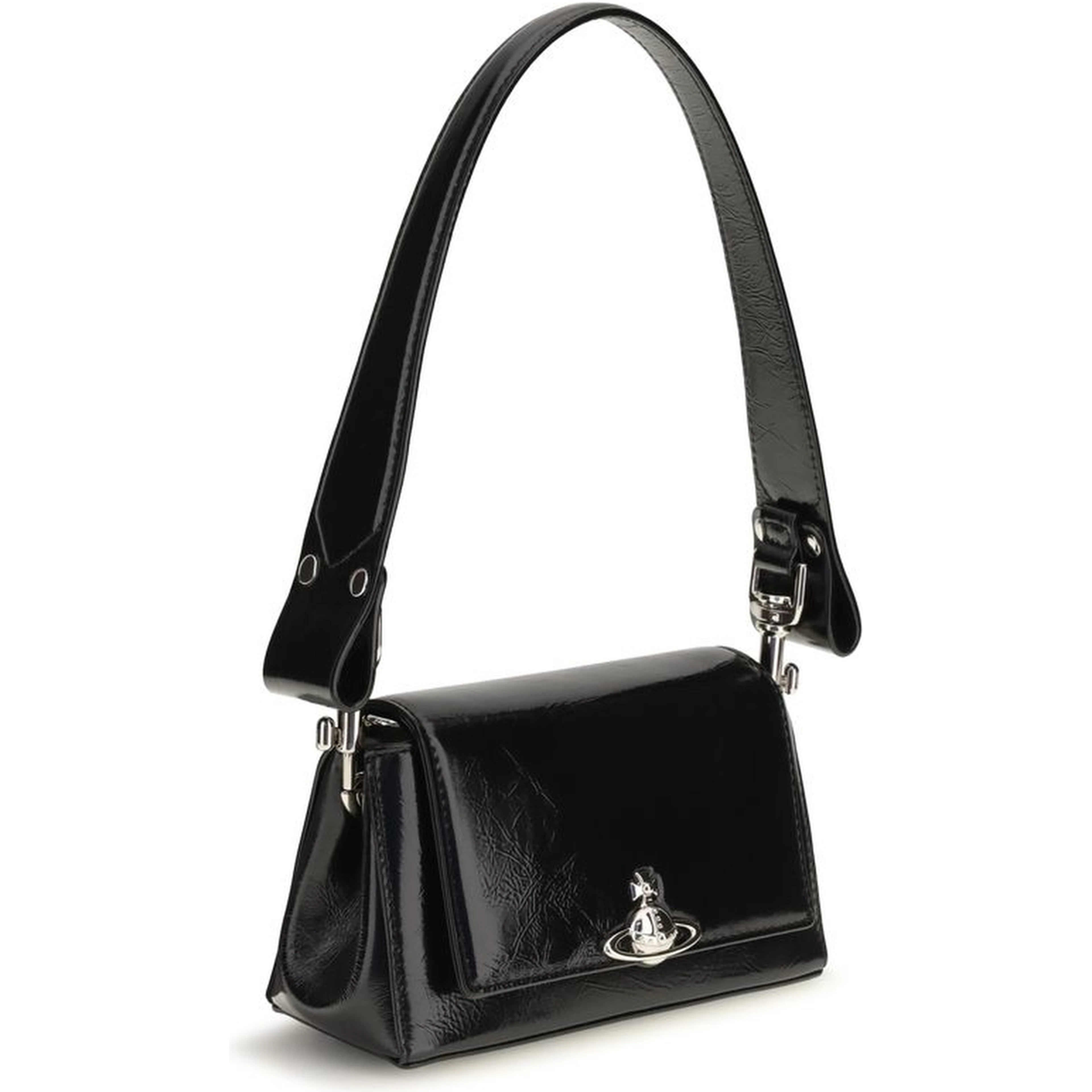 Black Calf Leather Bos Taurus Handbag