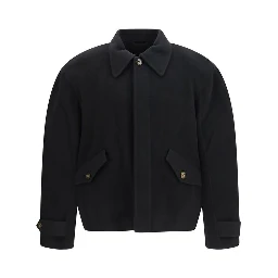 Black Wool Oves Aries Full-Length Jacket