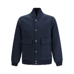 Blue Wool Oves Aries Bomber