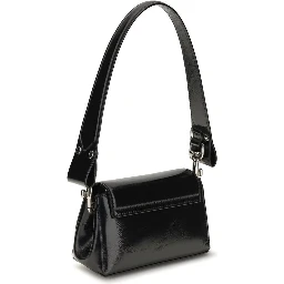 Black Calf Leather Bos Taurus Handbag