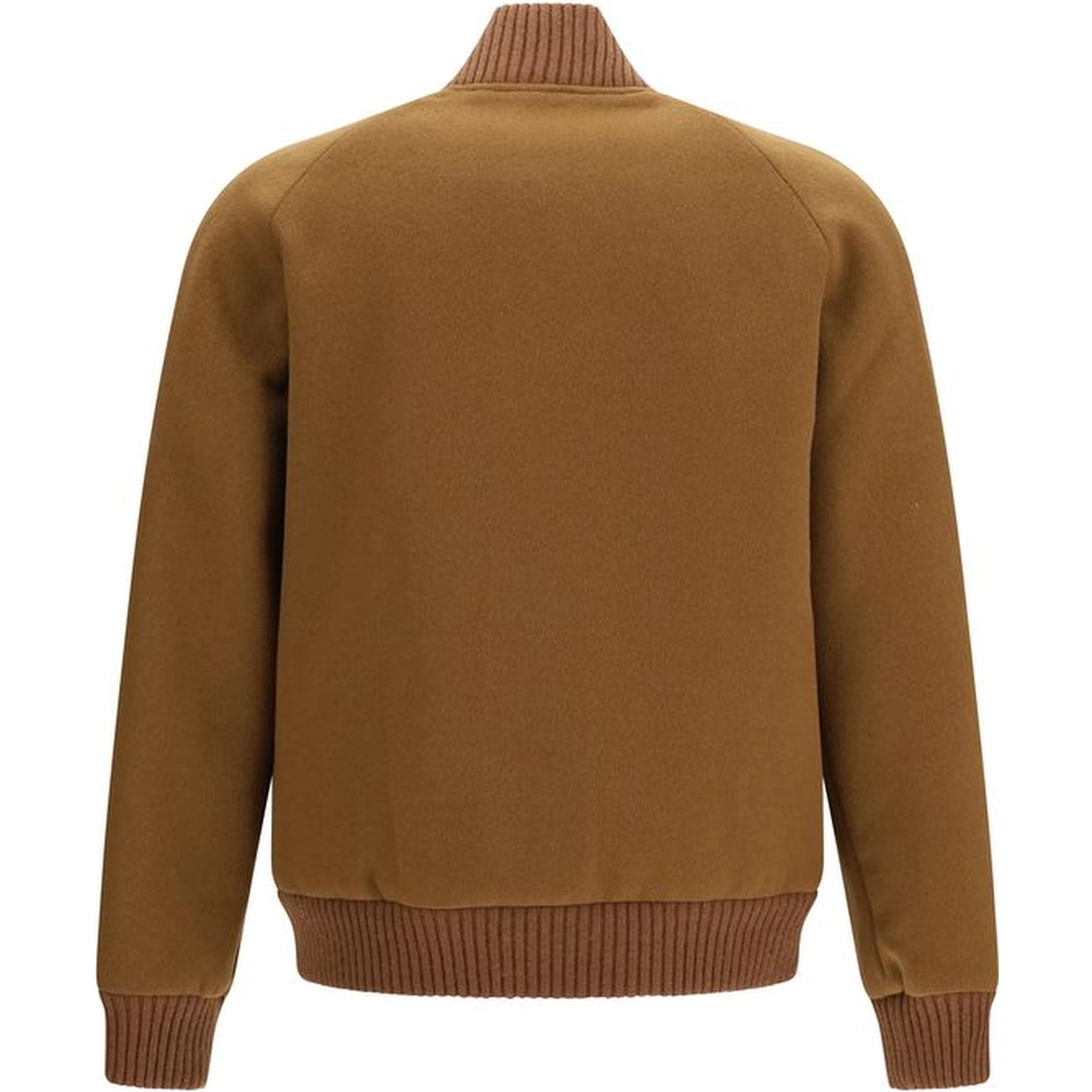 Brown Wool Oves Aries Bomber