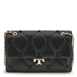 Black Napa Leather / Calf Bos Taurus Shoulder Bag
