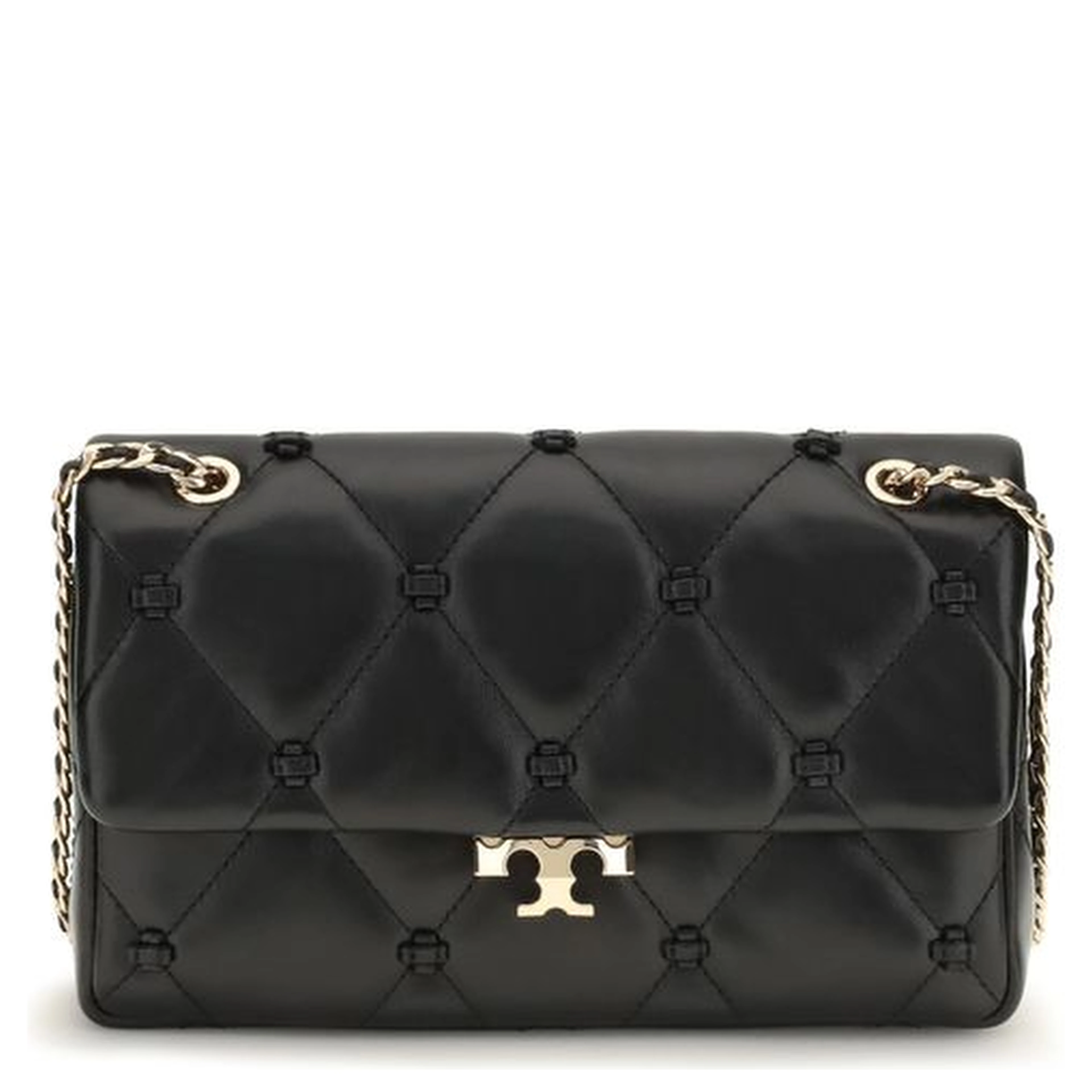 Black Napa Leather / Calf Bos Taurus Shoulder Bag