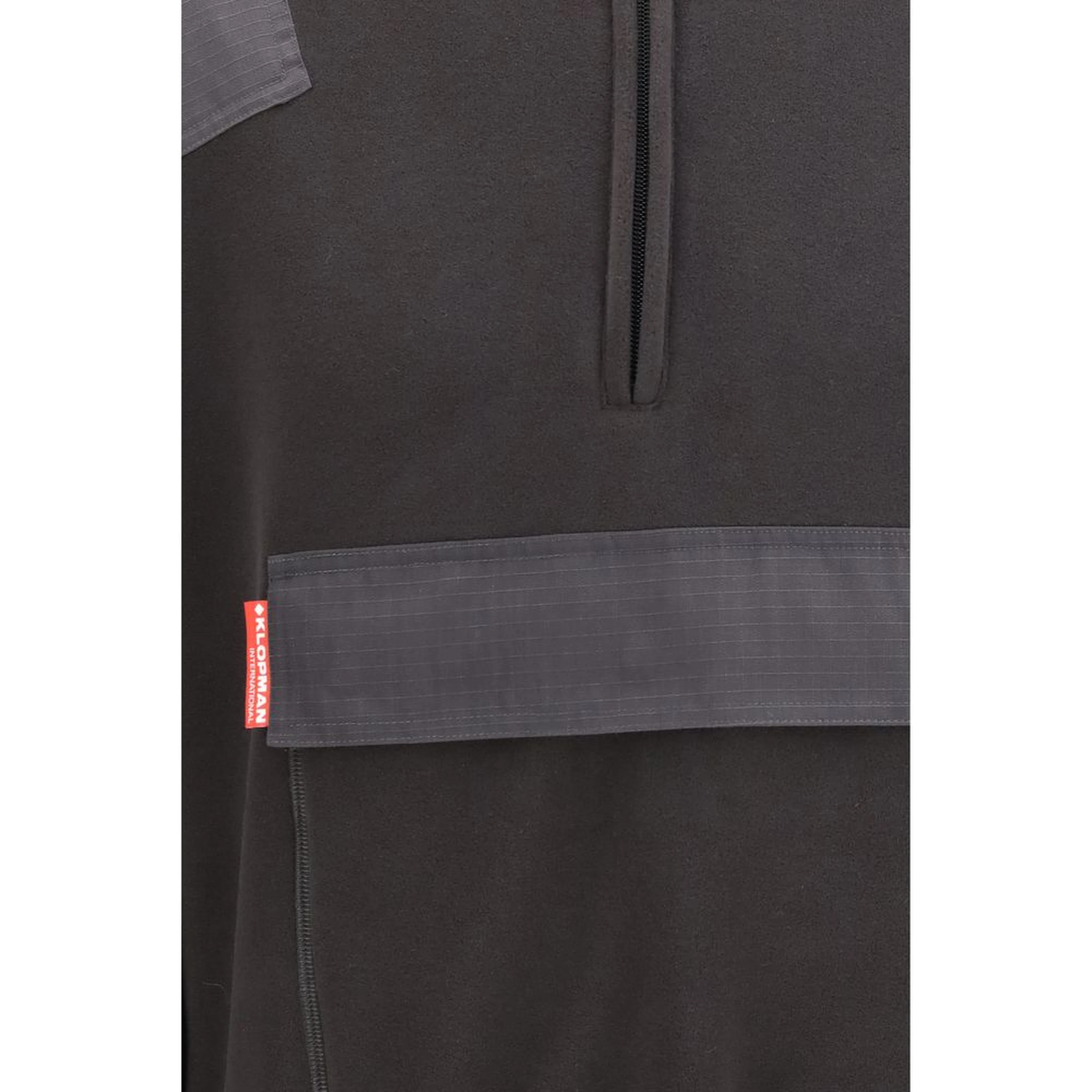 Black Polyester Sweatshirt