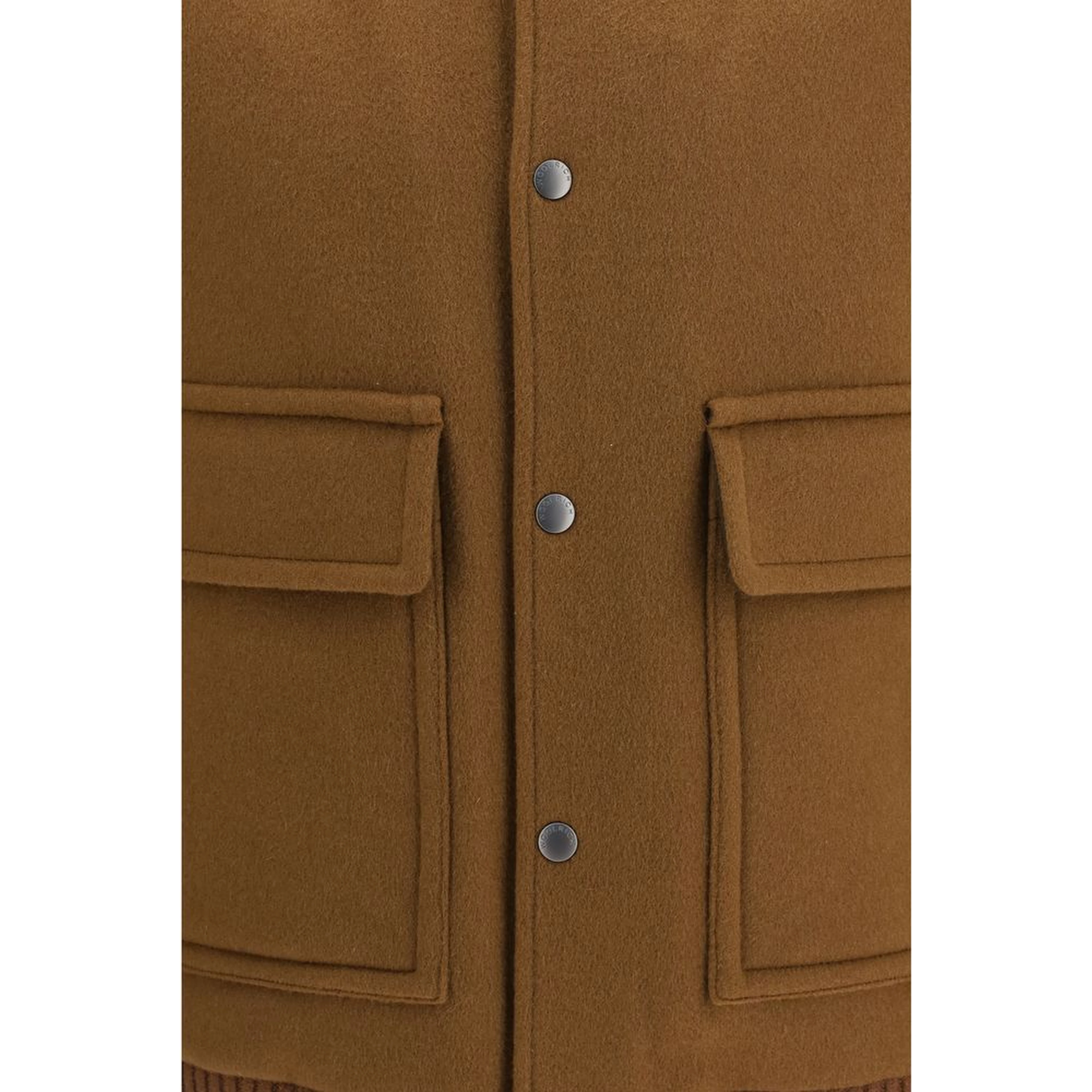 Brown Wool Oves Aries Bomber