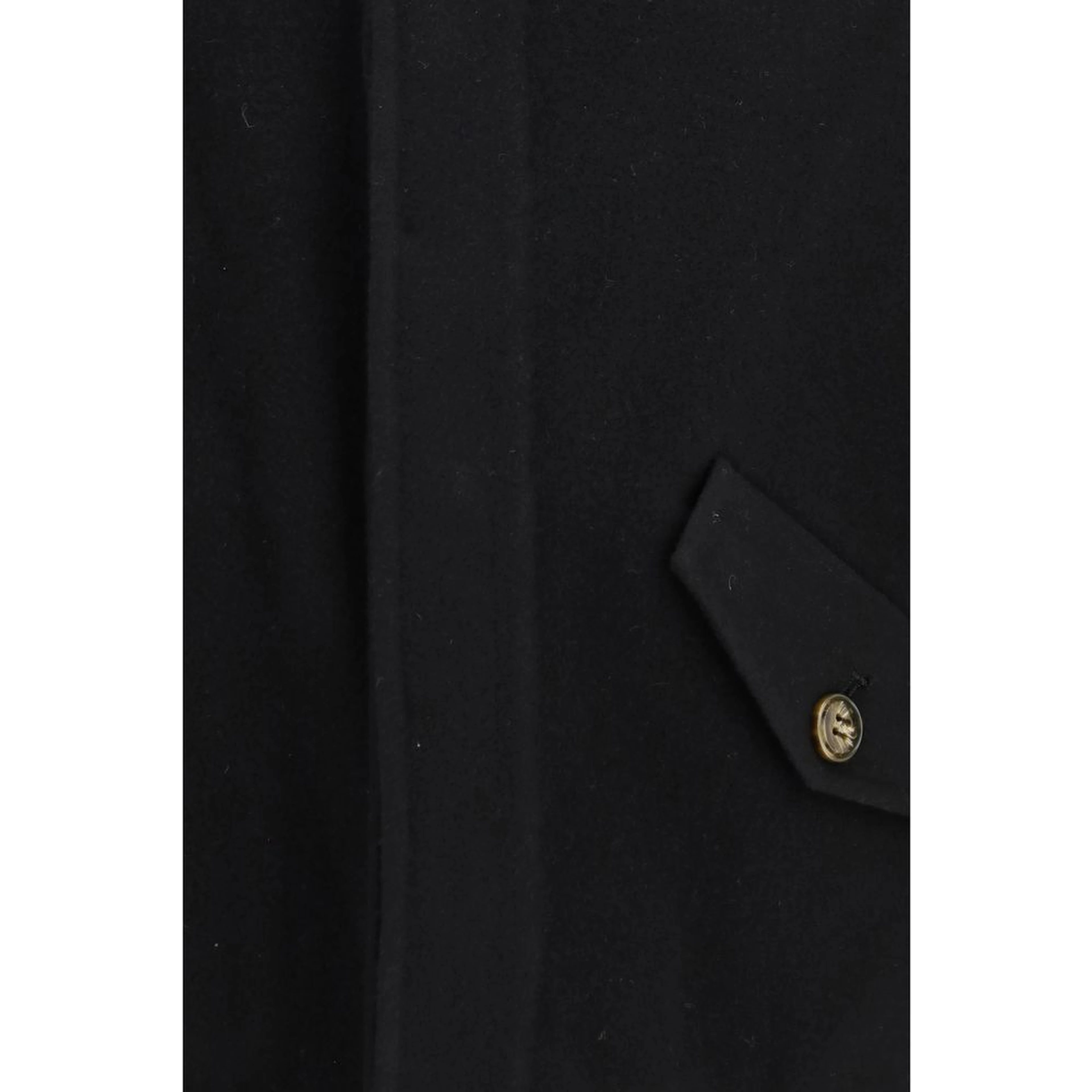 Black Wool Oves Aries Full-Length Jacket