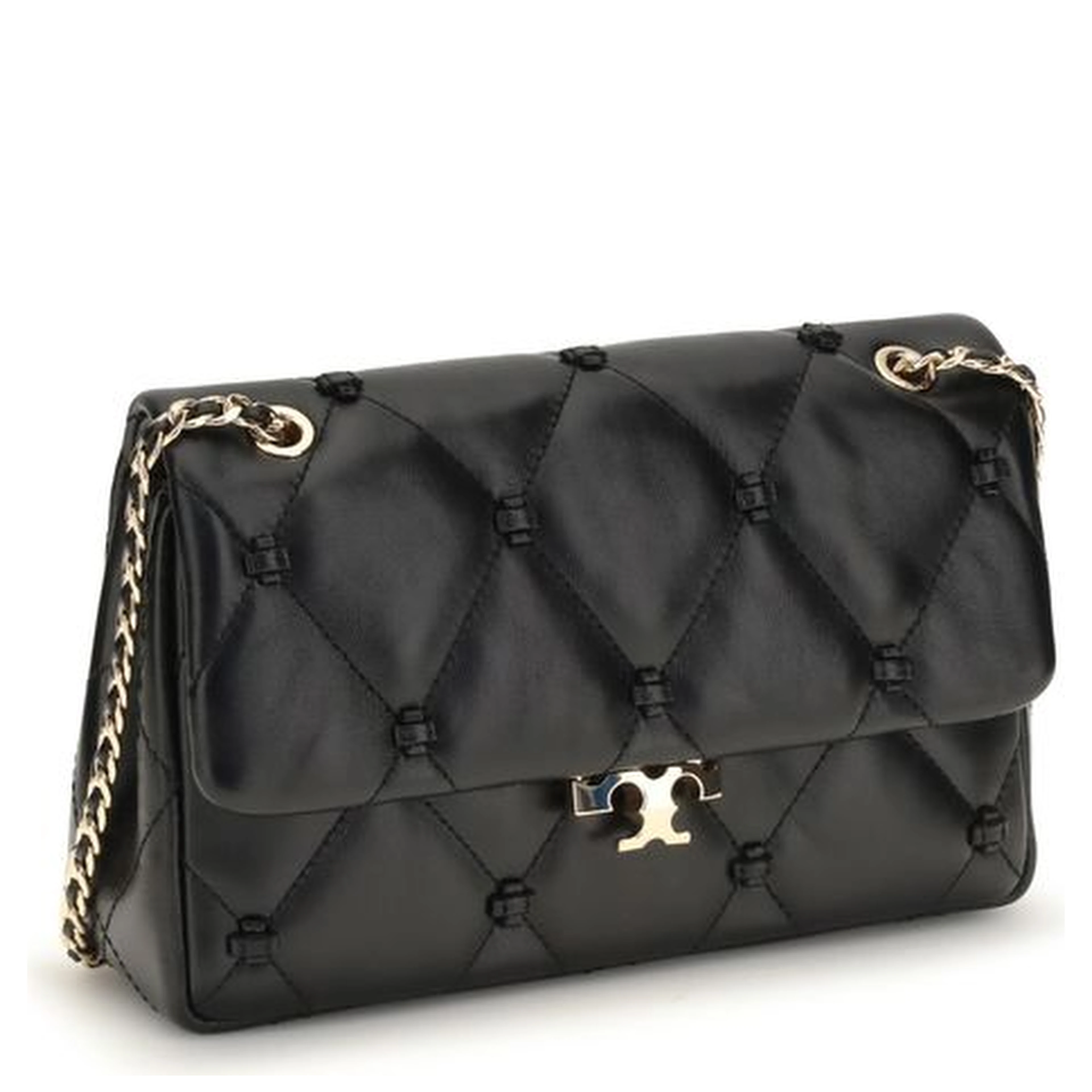 Black Napa Leather / Calf Bos Taurus Shoulder Bag
