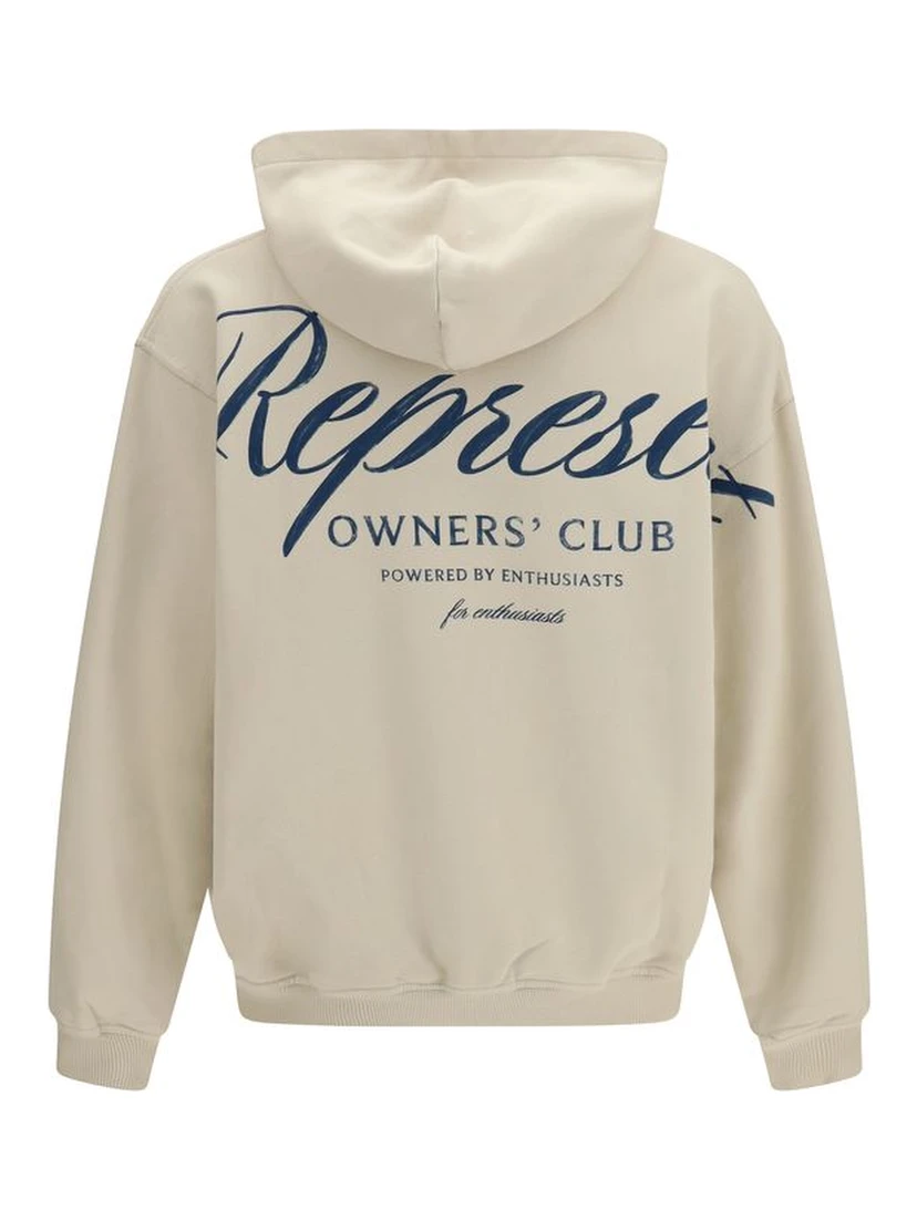 Beige Cotton Sweatshirt