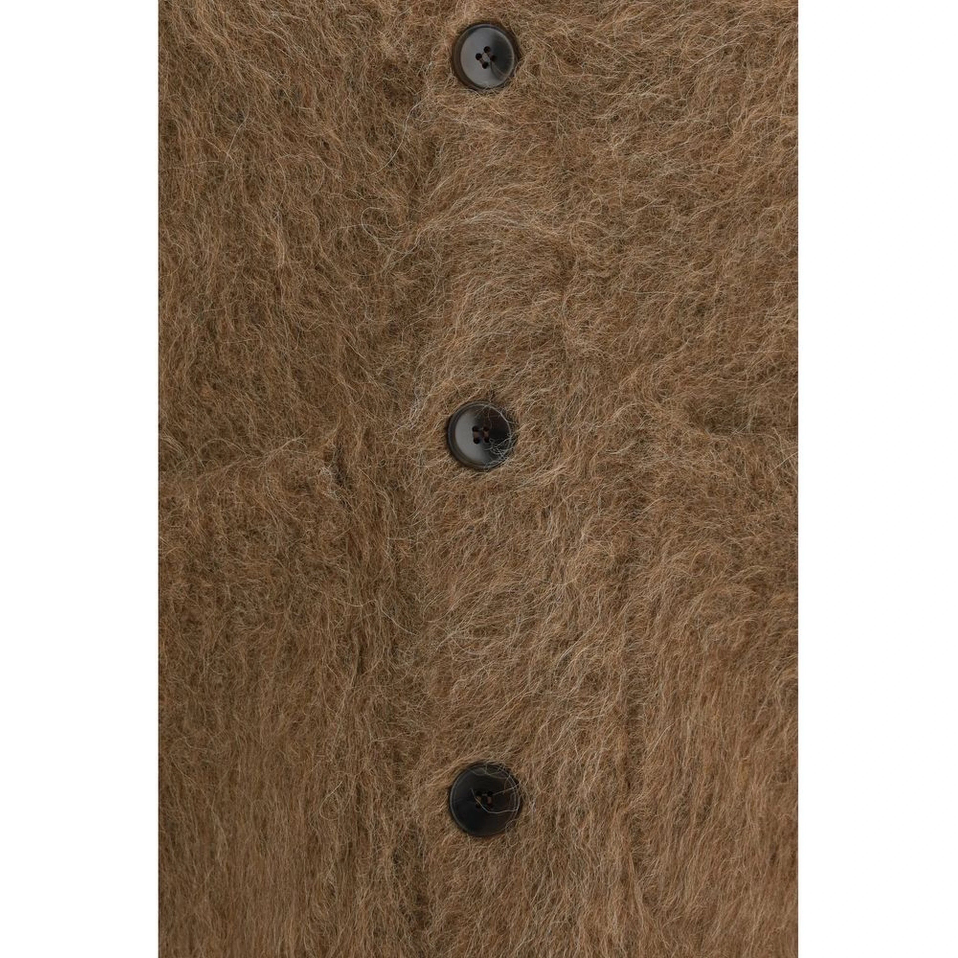 Brown Spandex Cardigan