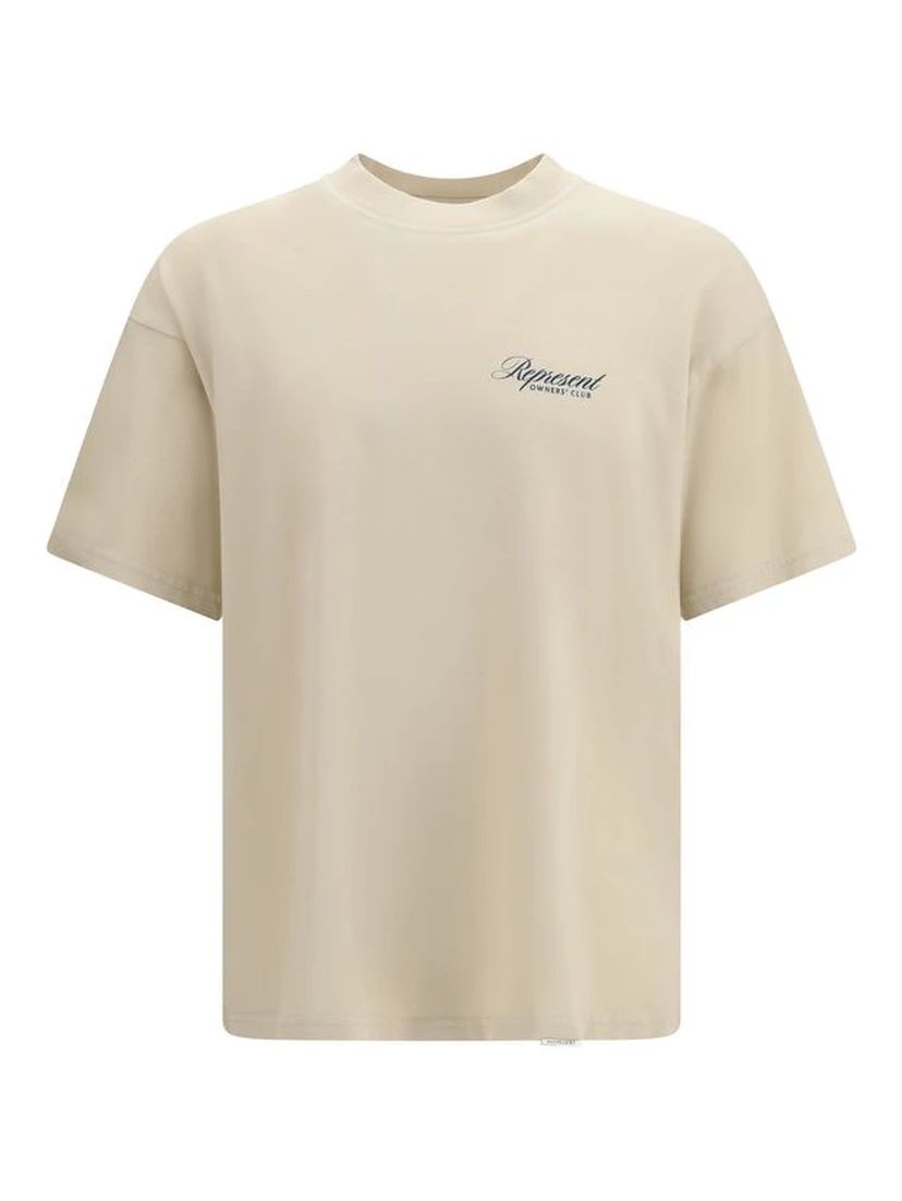 Beige Cotton Sweatshirt