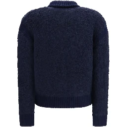 Blue Alpaca Vicugna Pacos Cardigan