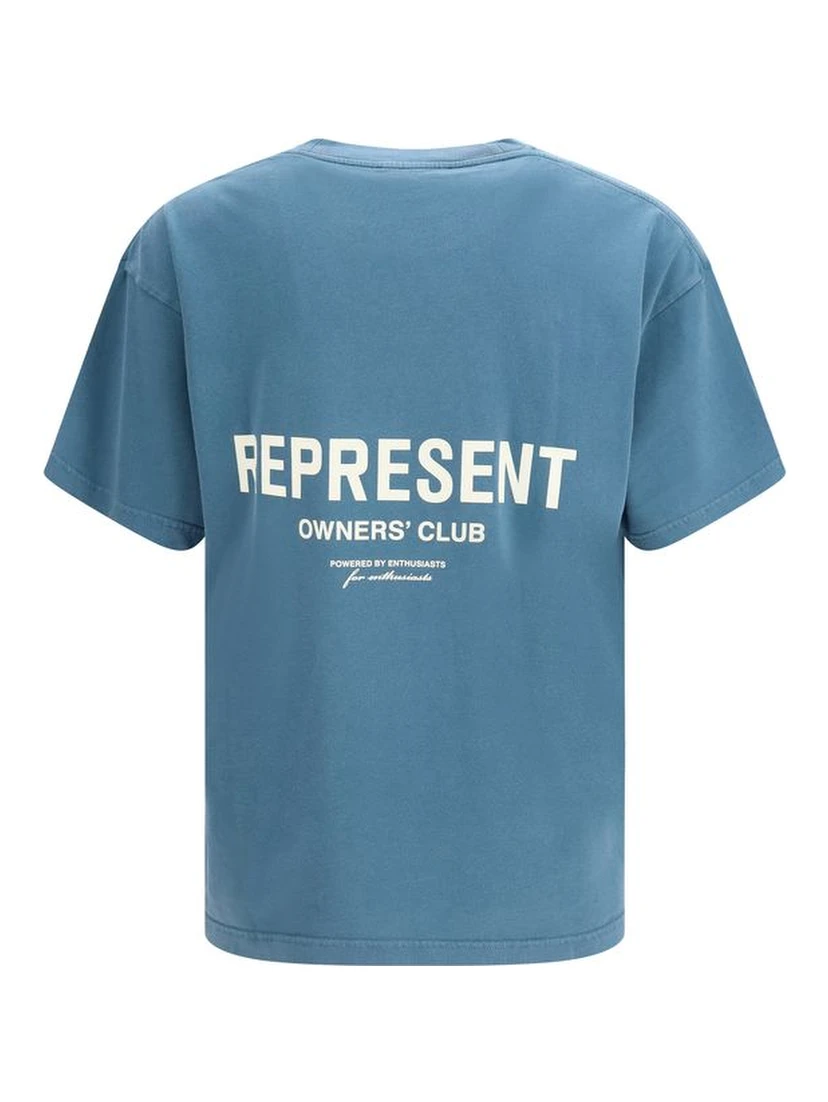 Blue Cotton T-Shirt