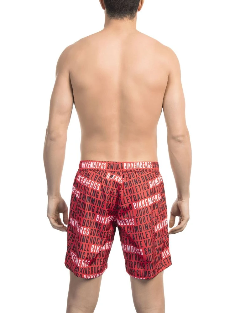 Red Polyester Men Swimsuit alternative