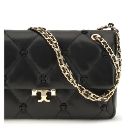 Black Napa Leather / Calf Bos Taurus Shoulder Bag