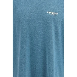 Blue Cotton T-Shirt