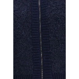 Blue Alpaca Vicugna Pacos Cardigan