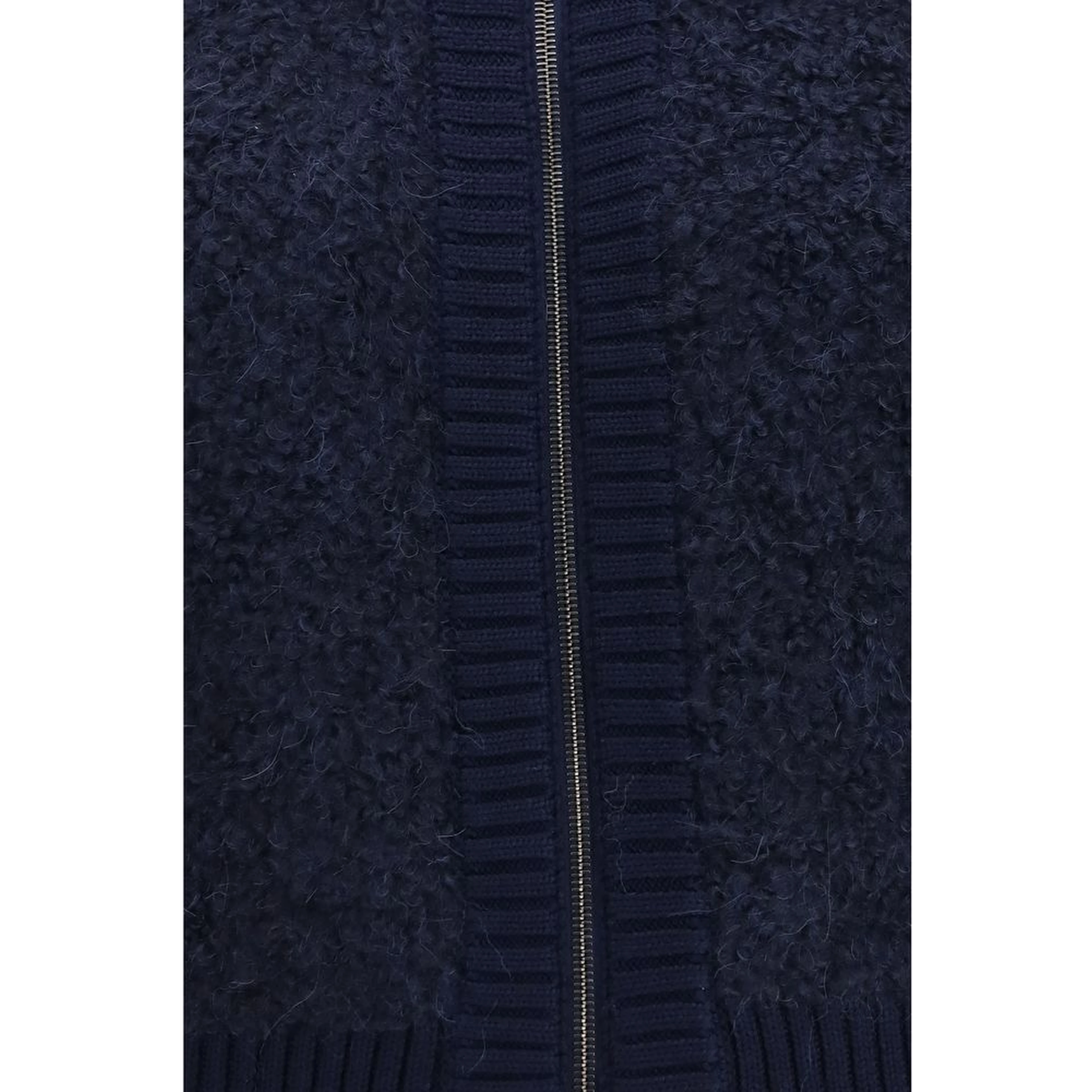 Blue Alpaca Vicugna Pacos Cardigan