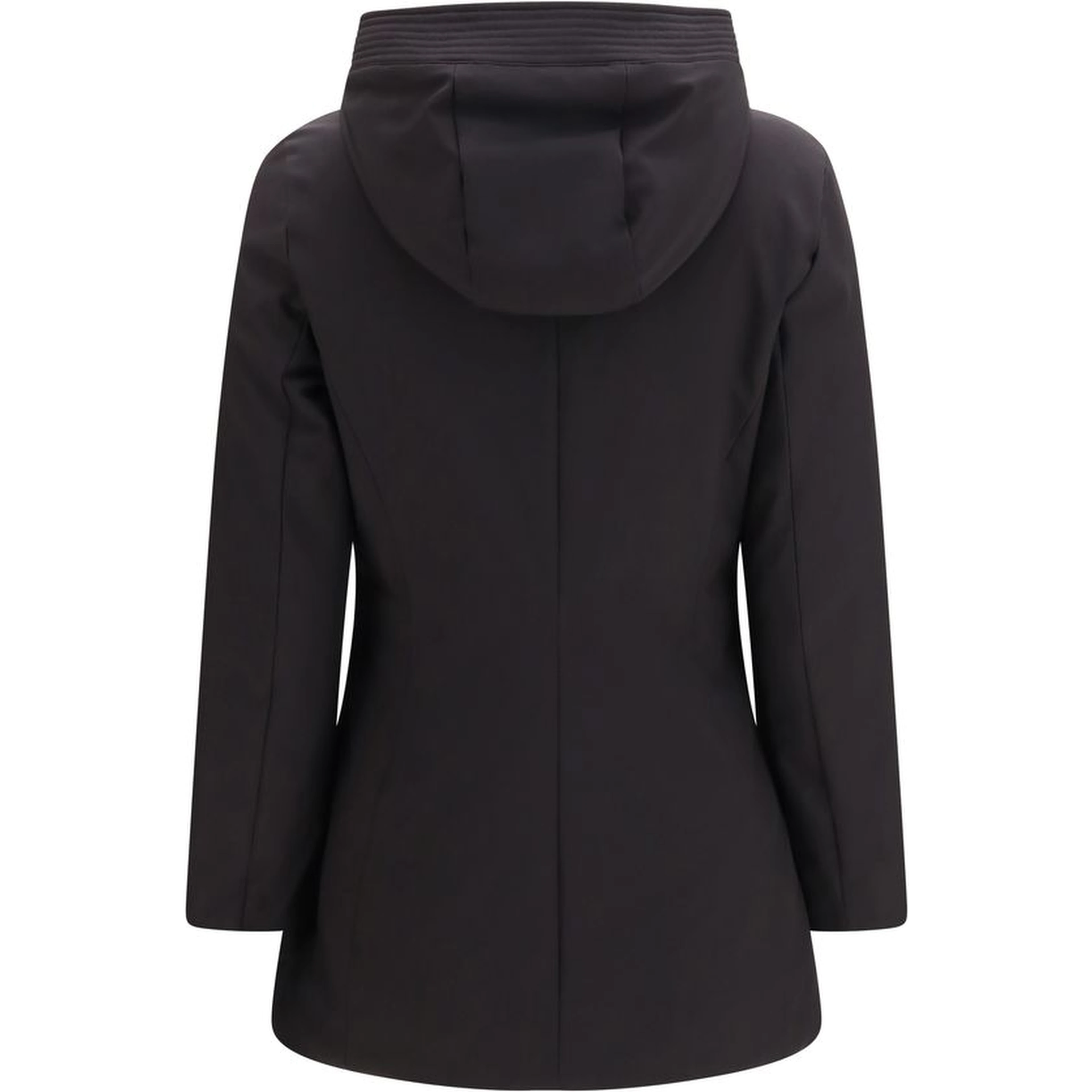 Black Polyester Parka
