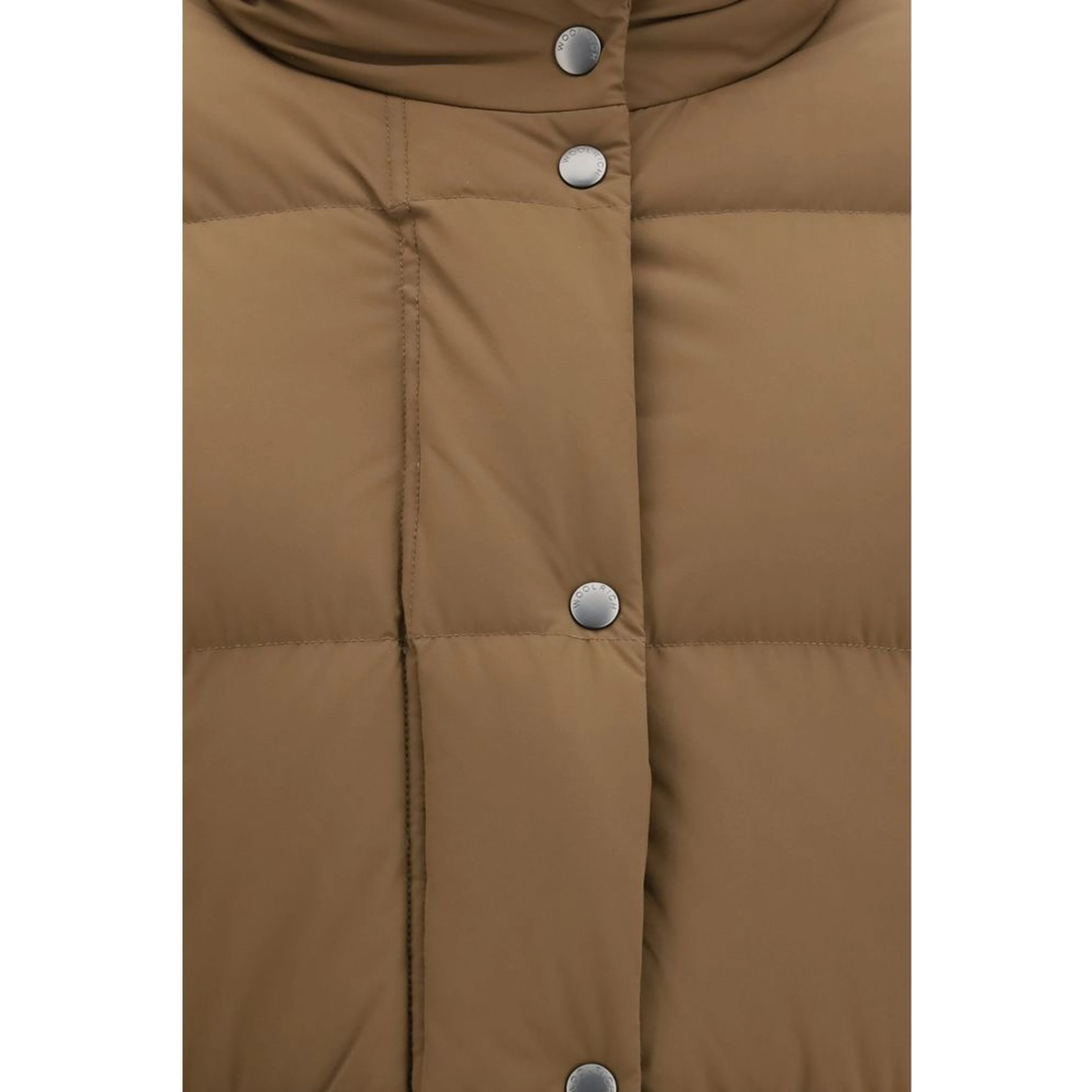 Brown Goose Down Shell Jacket