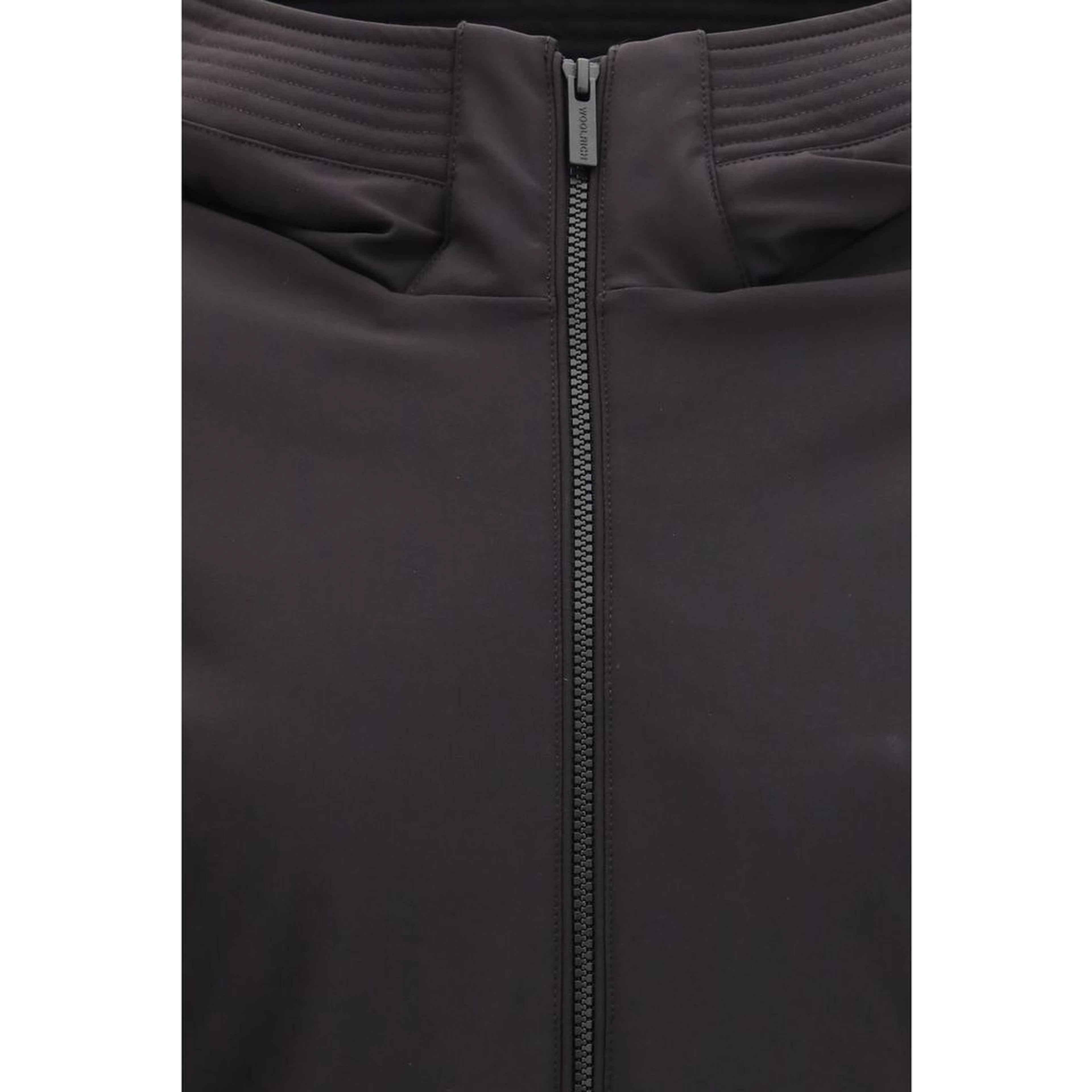 Black Polyester Parka