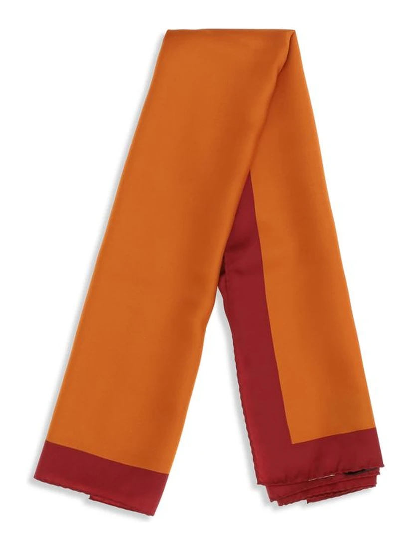 Orange Silk Foulard