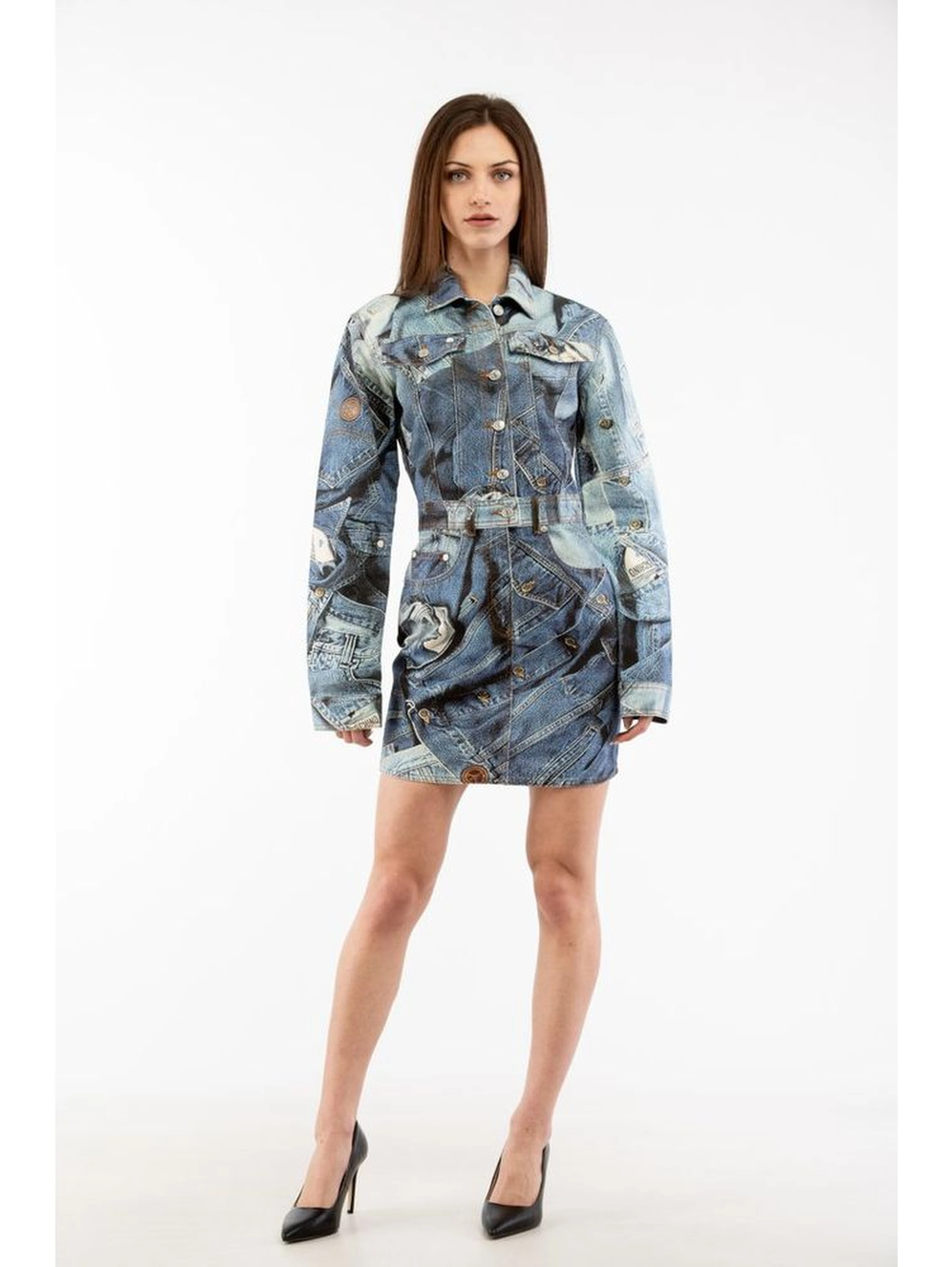 Multicolor Cotton Casual Dress
