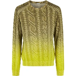 Green Wool Men's Sweater