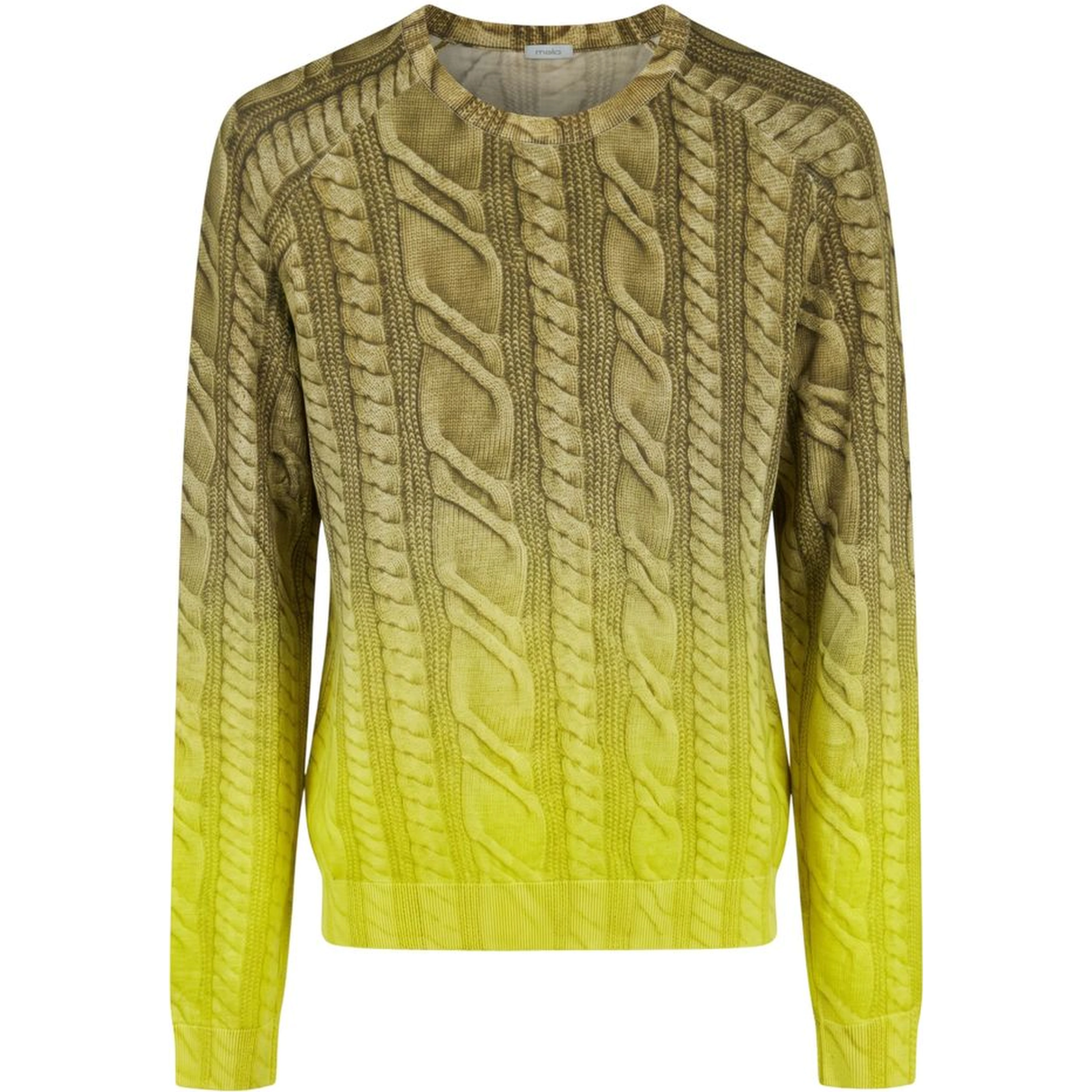 Green Wool Men's Sweater