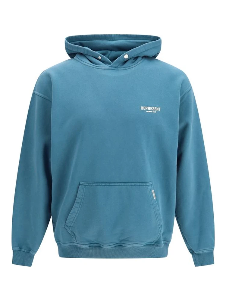 Blue Cotton Sweatshirt