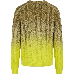 Green Wool Men's Sweater