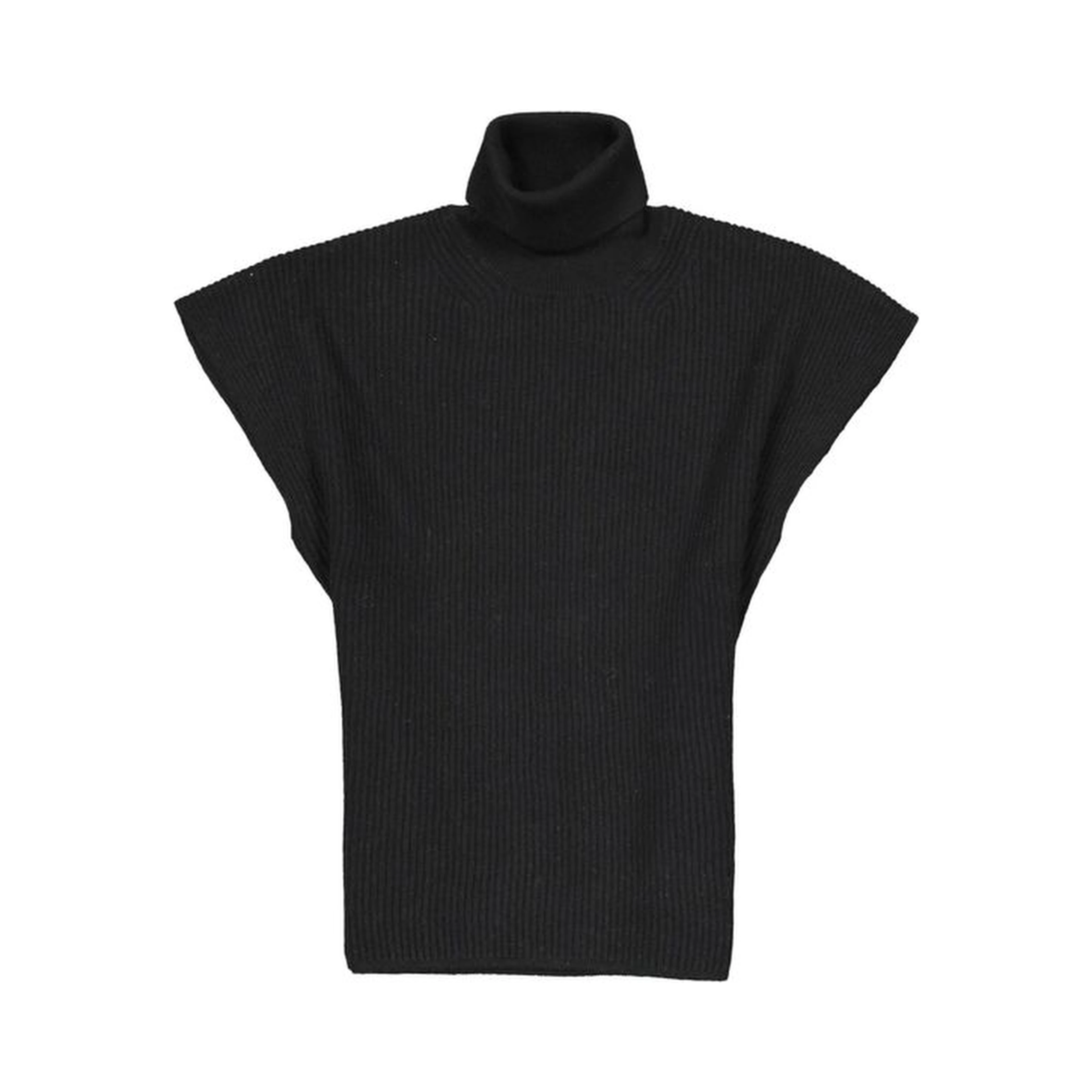 Black Cashmere Waistcoat