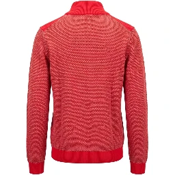 Red Cotton Men Sweater