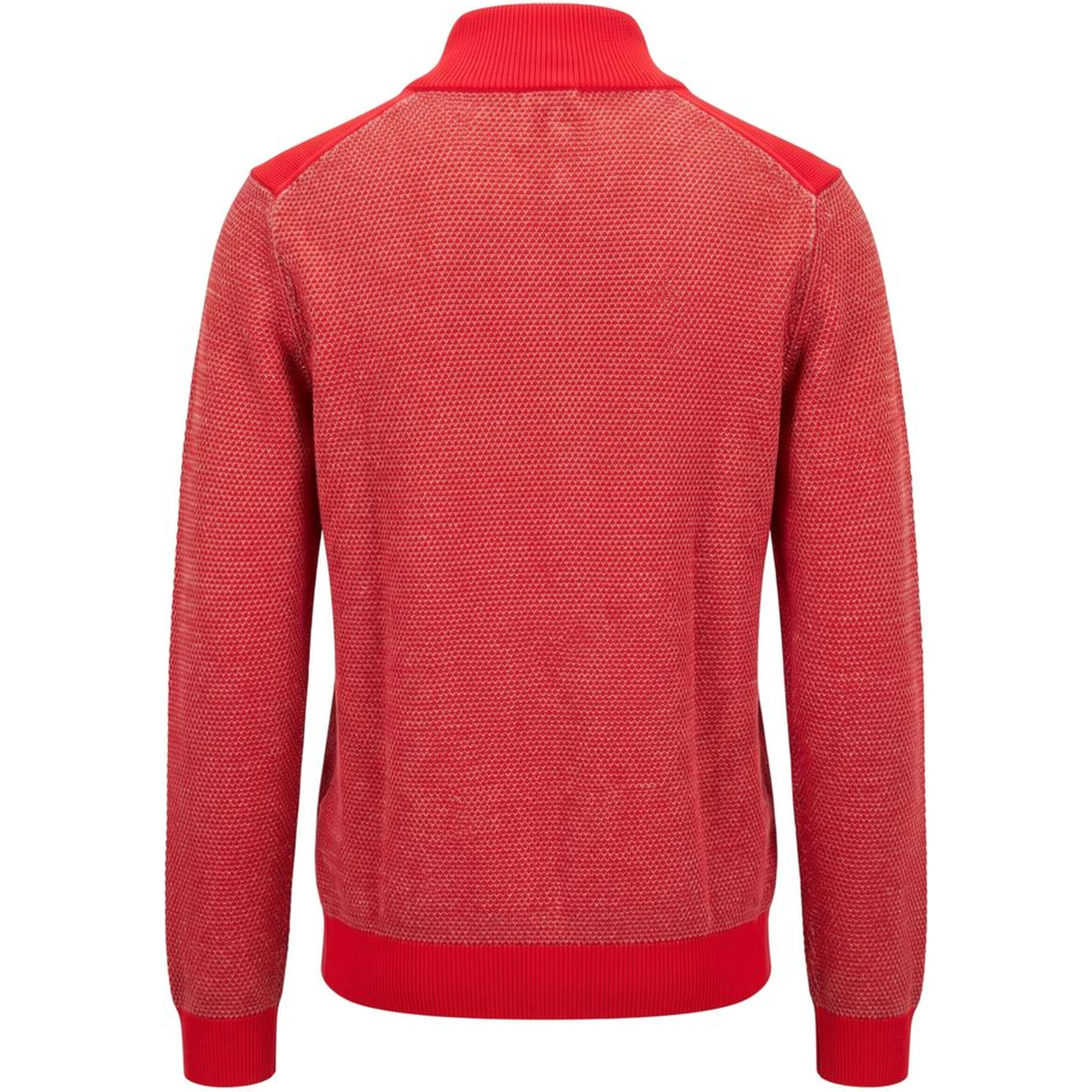 Red Cotton Men Sweater