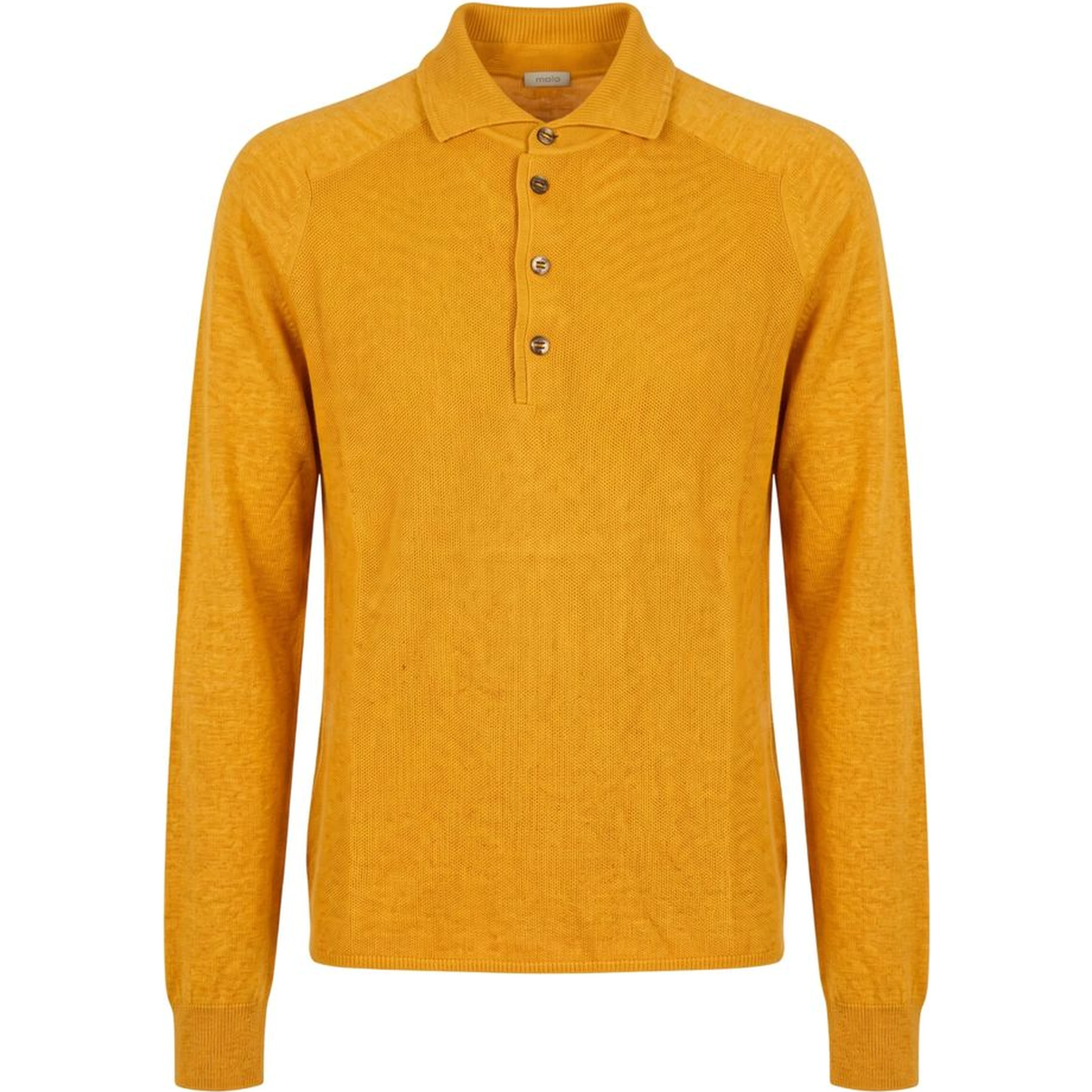 Orange Silk Men Sweater
