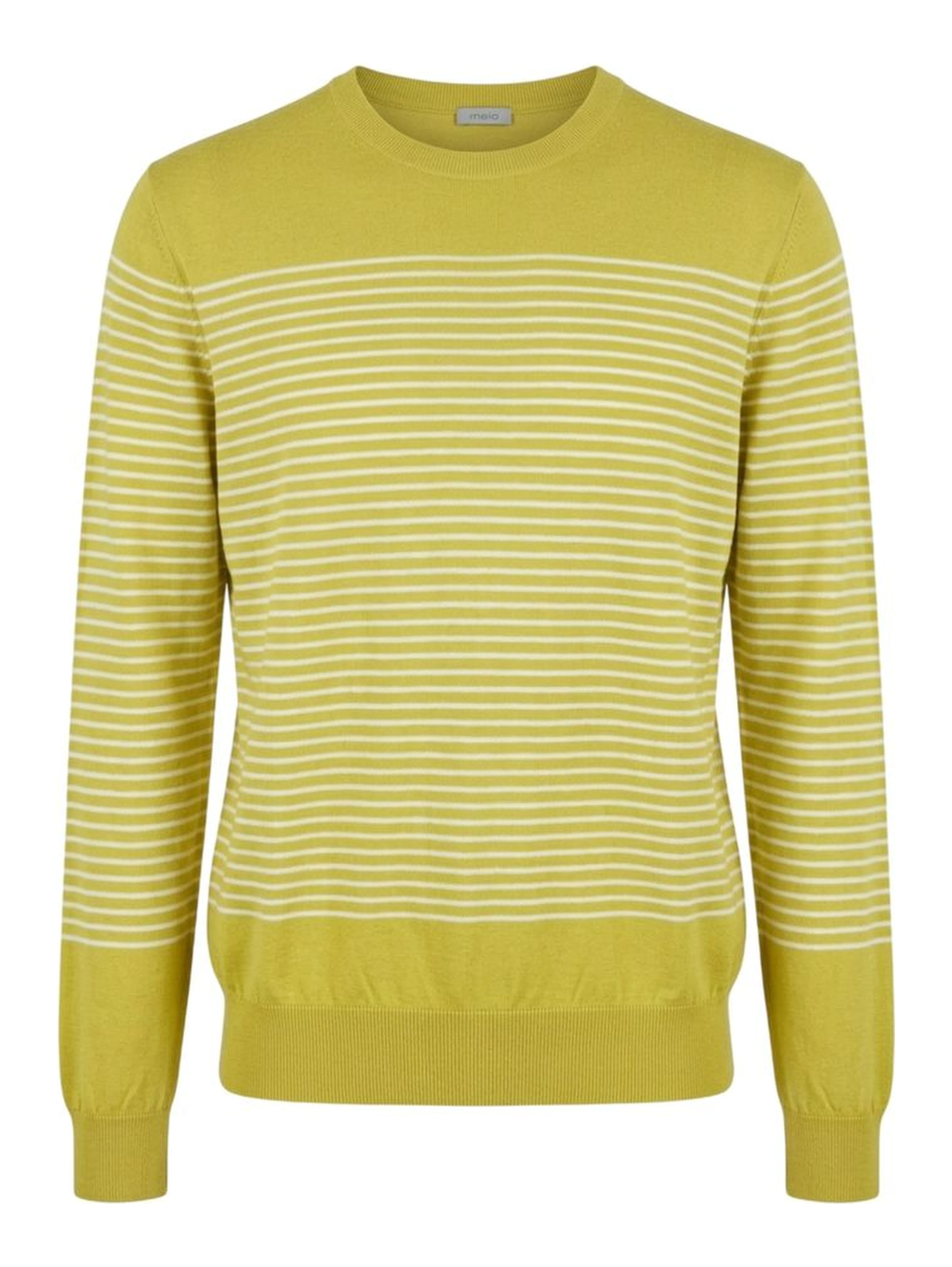 Green Cotton Men's Sweater