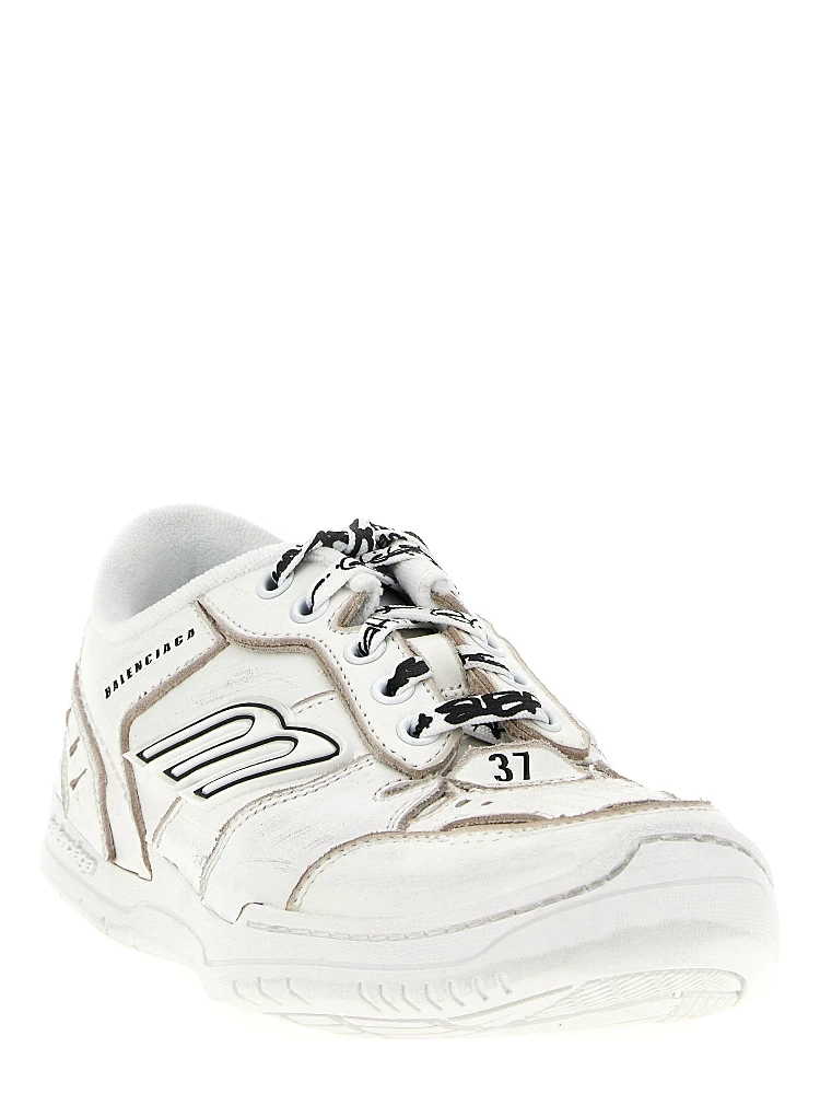 White Calfskin Athletic Sneakers alternative