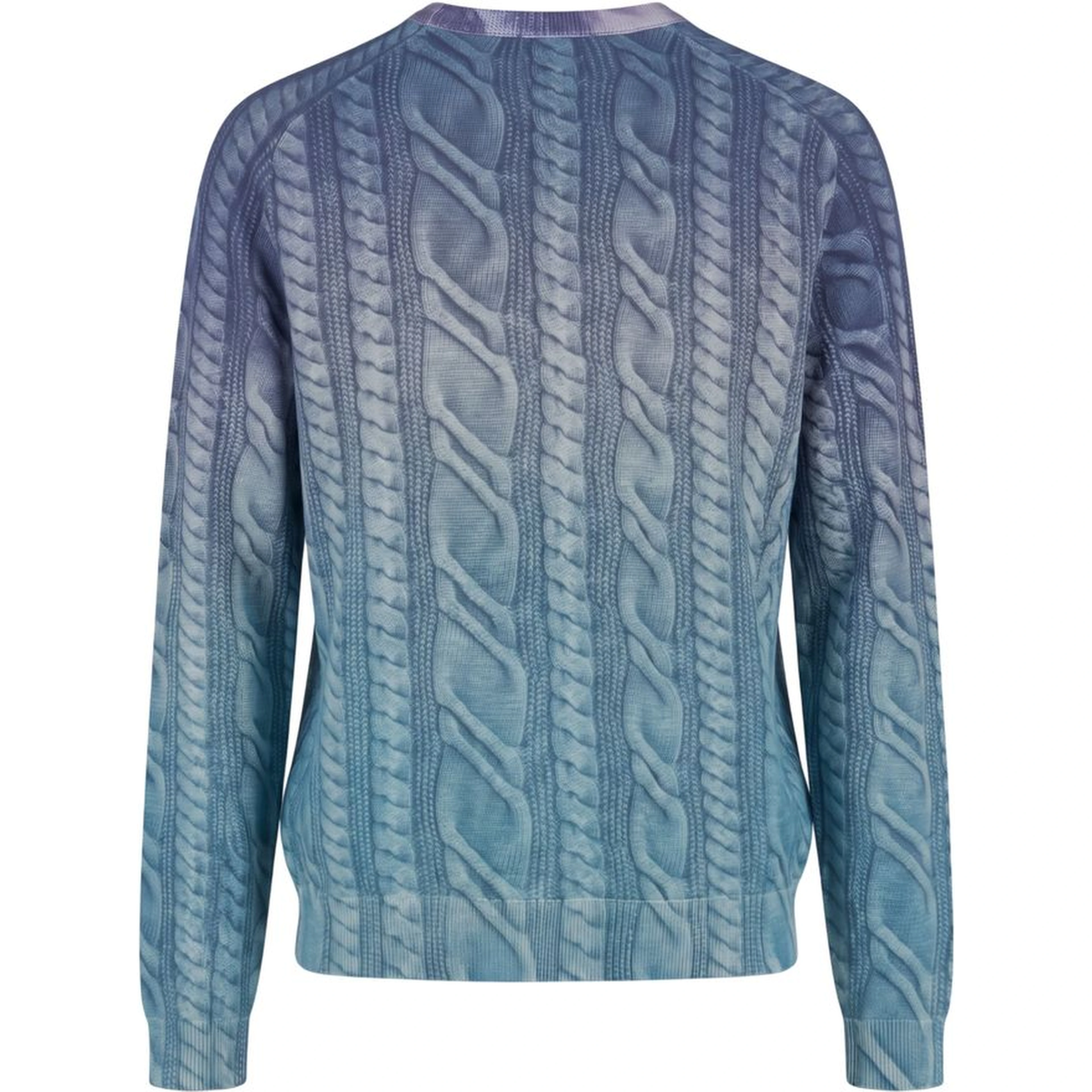 Blue Wool Men's Sweater