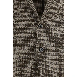 Brown Wool Oves Aries Blazer