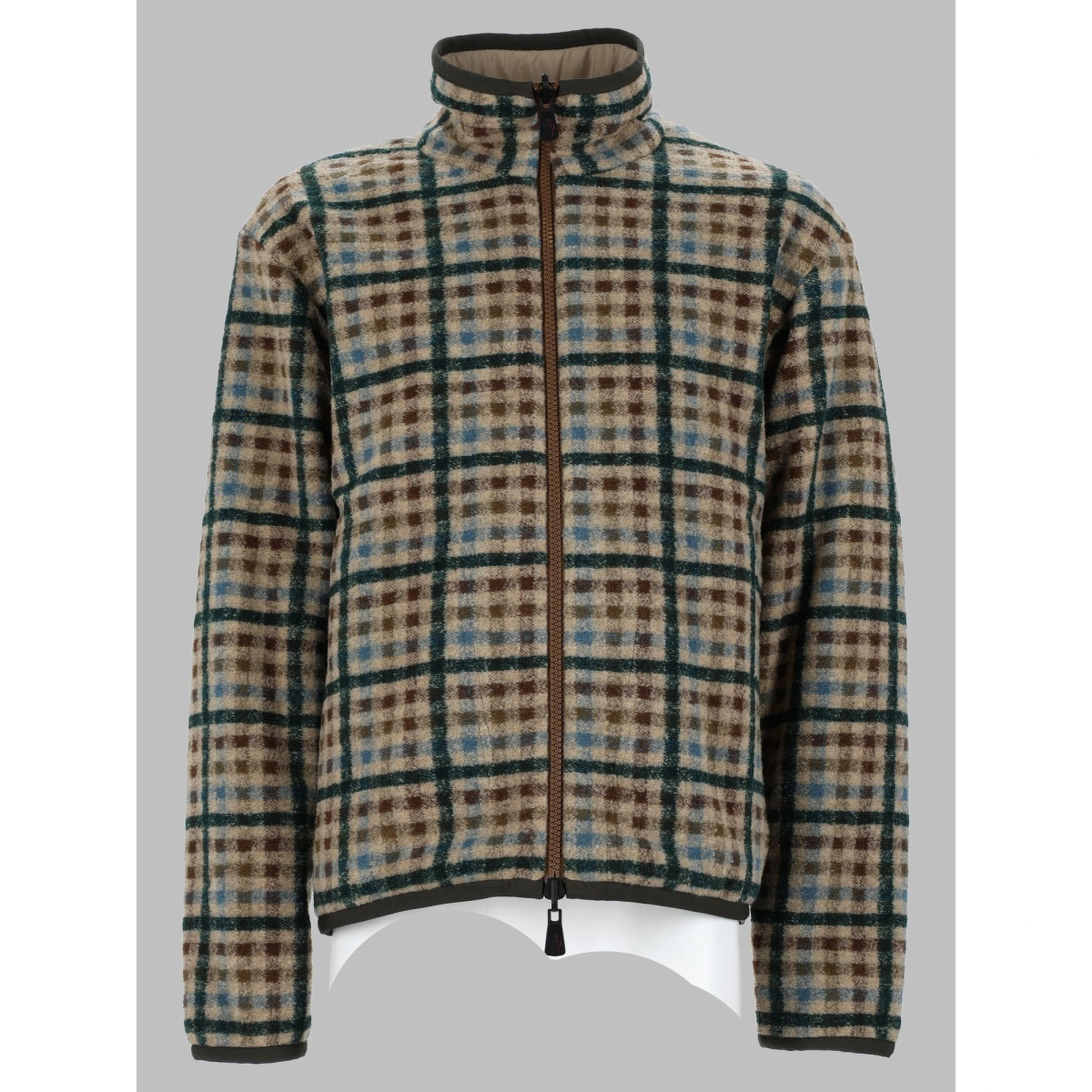 Felpa Reversibile Effetto Teddy Con Zip