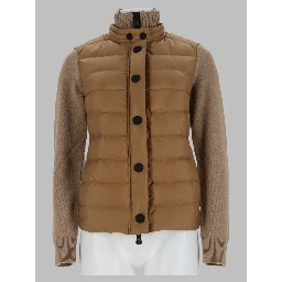 Cardigan Imbottito In Misto Lana