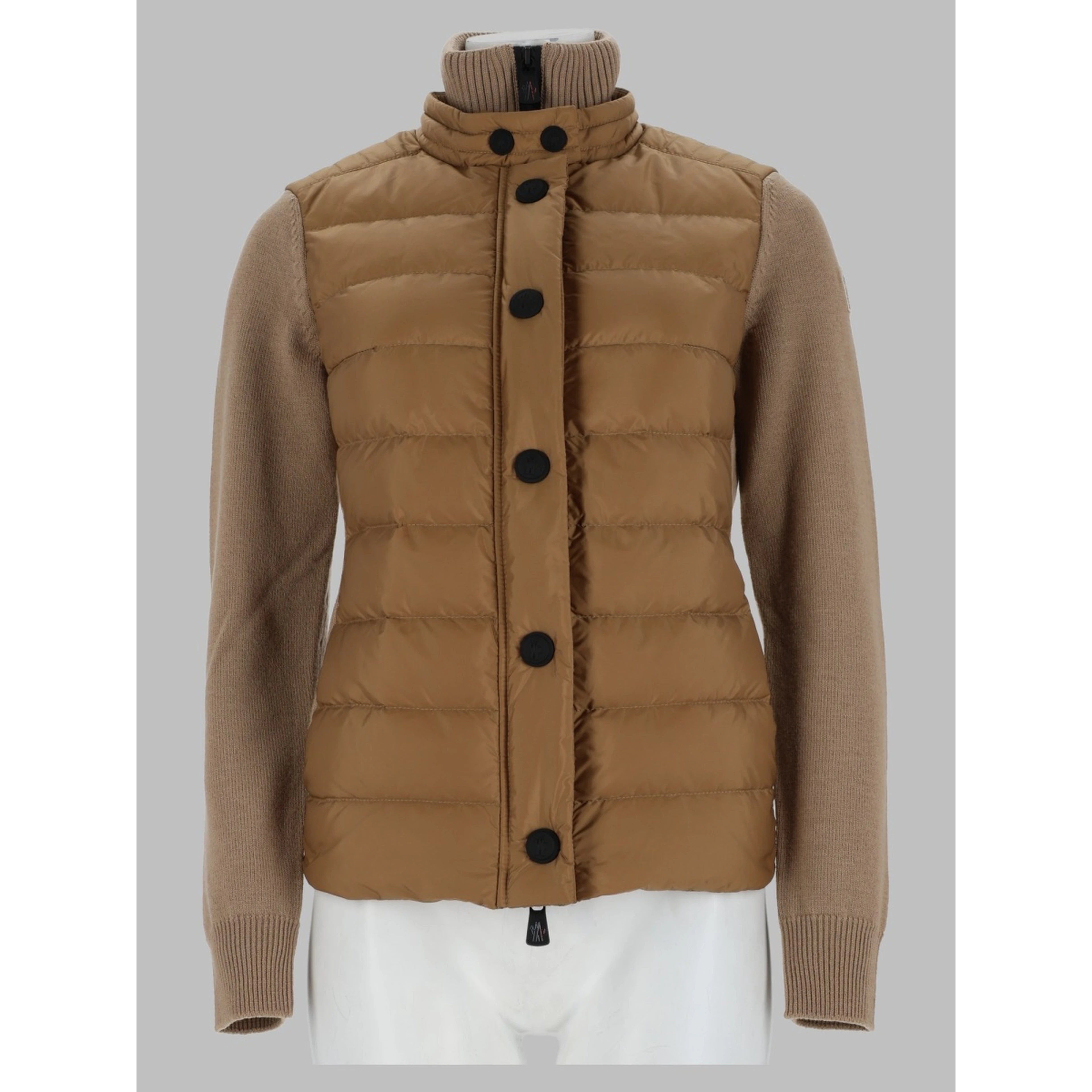 Cardigan Imbottito In Misto Lana