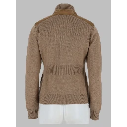 Cardigan Imbottito In Misto Lana