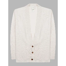 Cardigan In Lana Merino e Cashmere