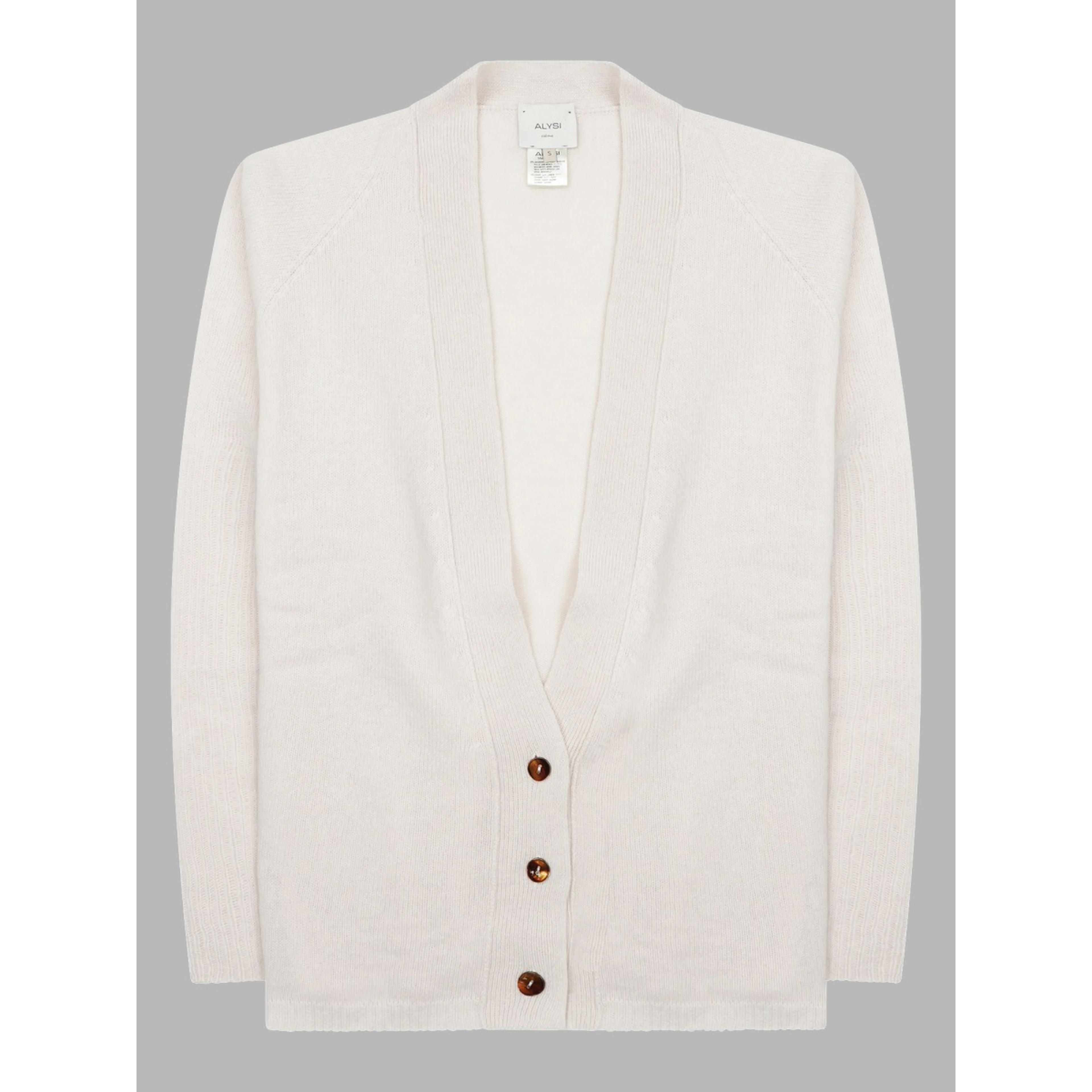 Cardigan In Lana Merino e Cashmere