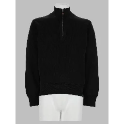 Maglia In Cotone Con Zip