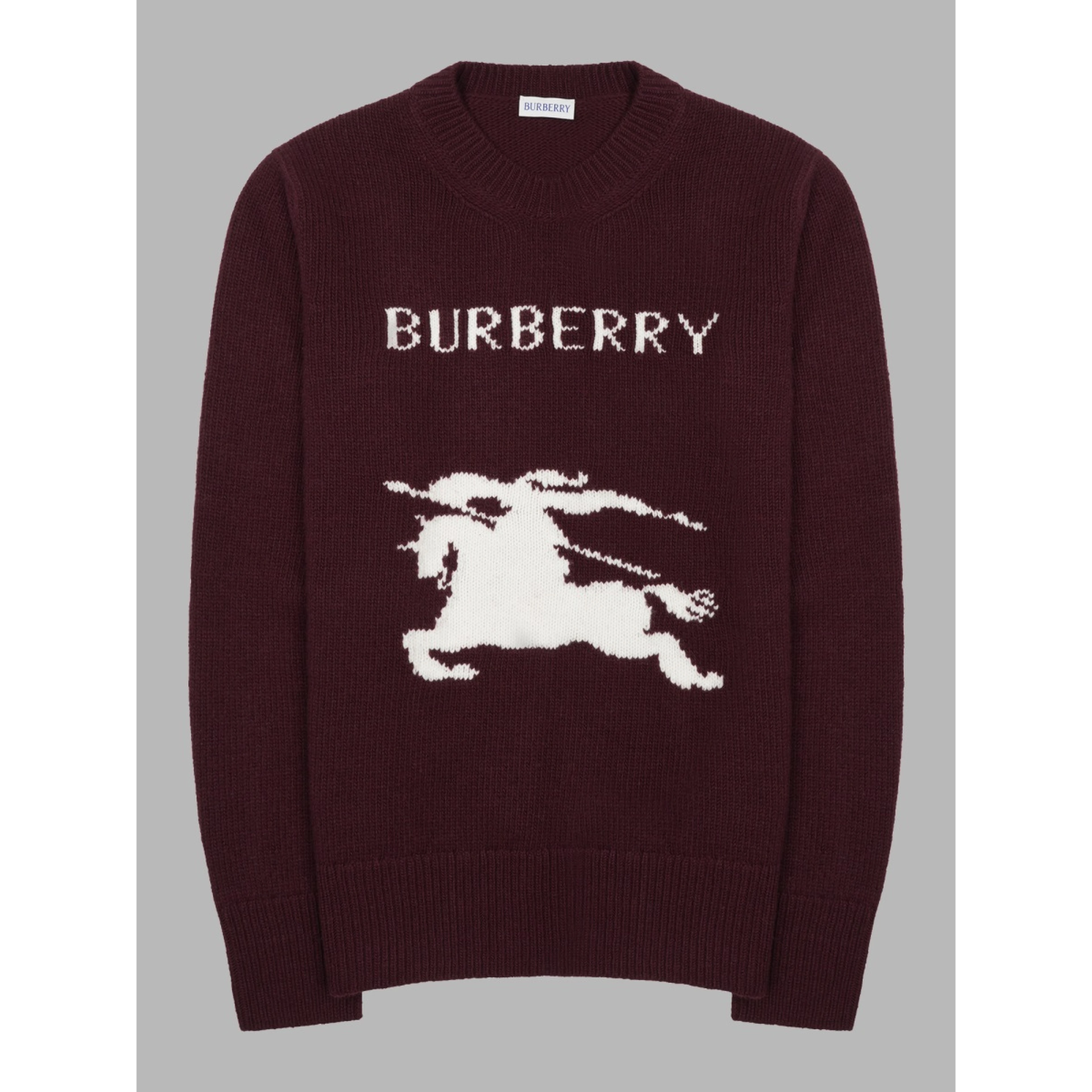 Maglia In Lana e Cashmere Con Logo