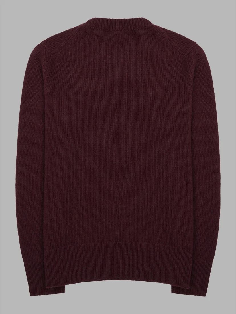 Maglia In Lana e Cashmere Con Logo