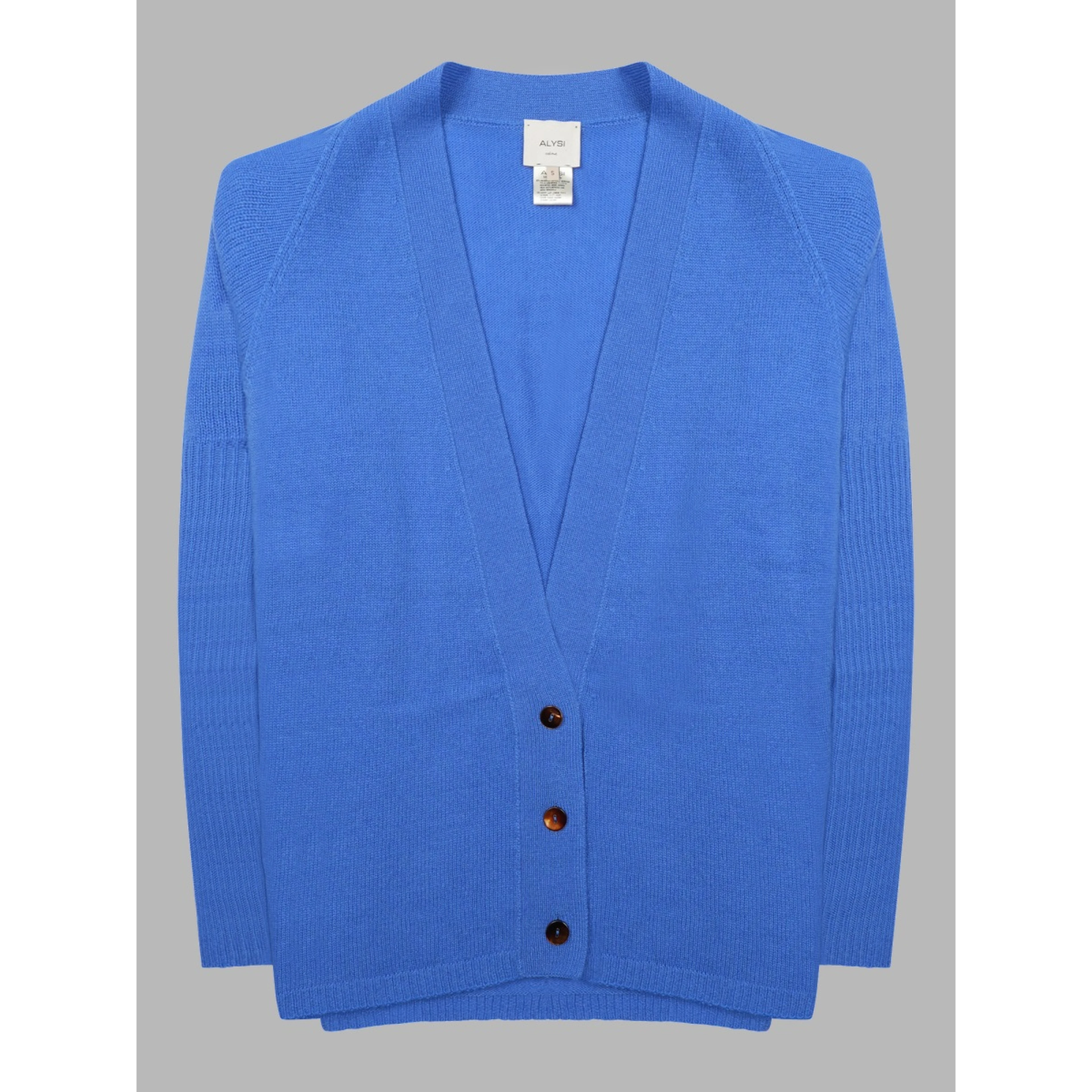 Cardigan In Lana Merino e Cashmere